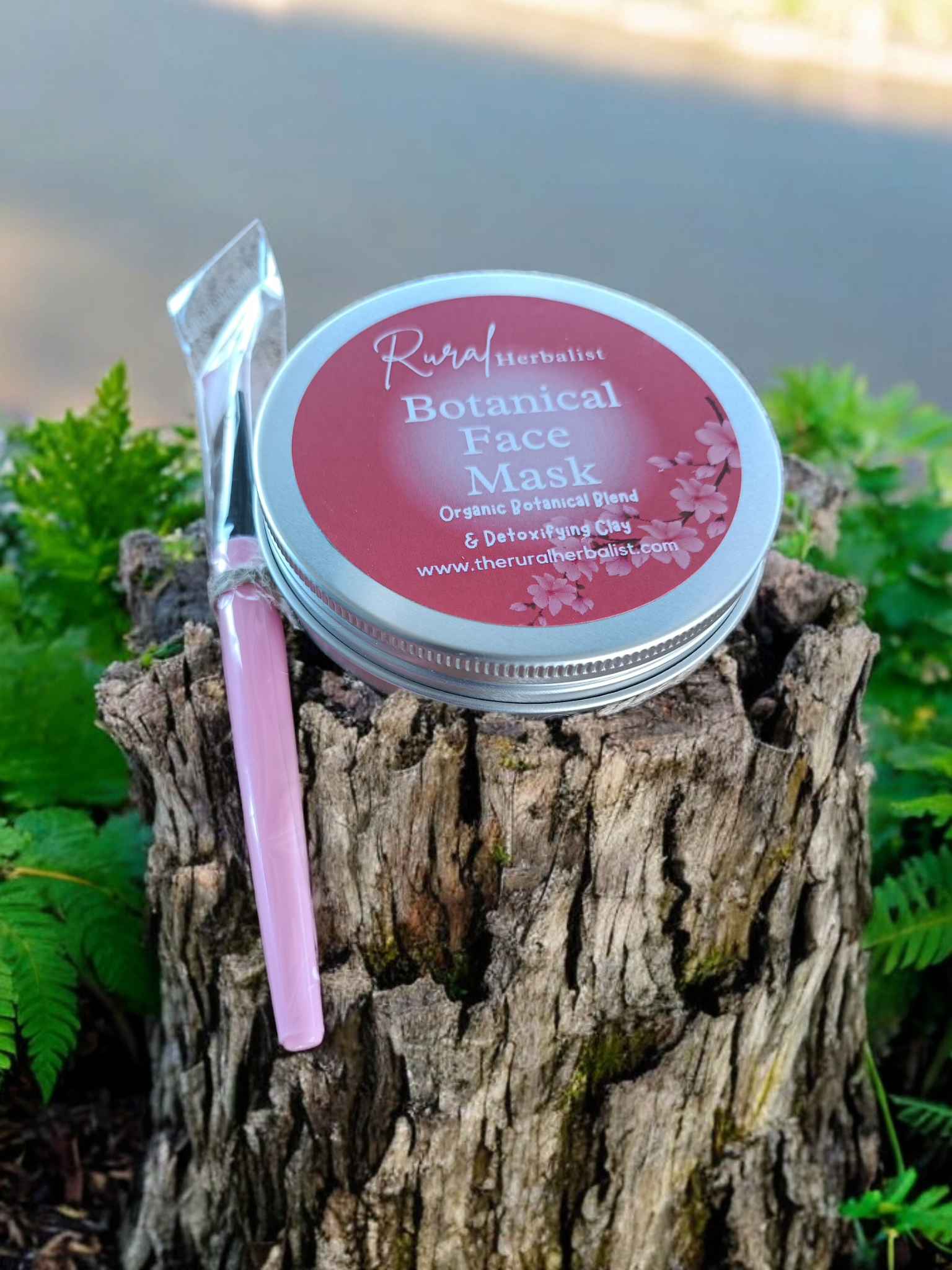 Organic Botanical face mask Rose & Chamomile image 0