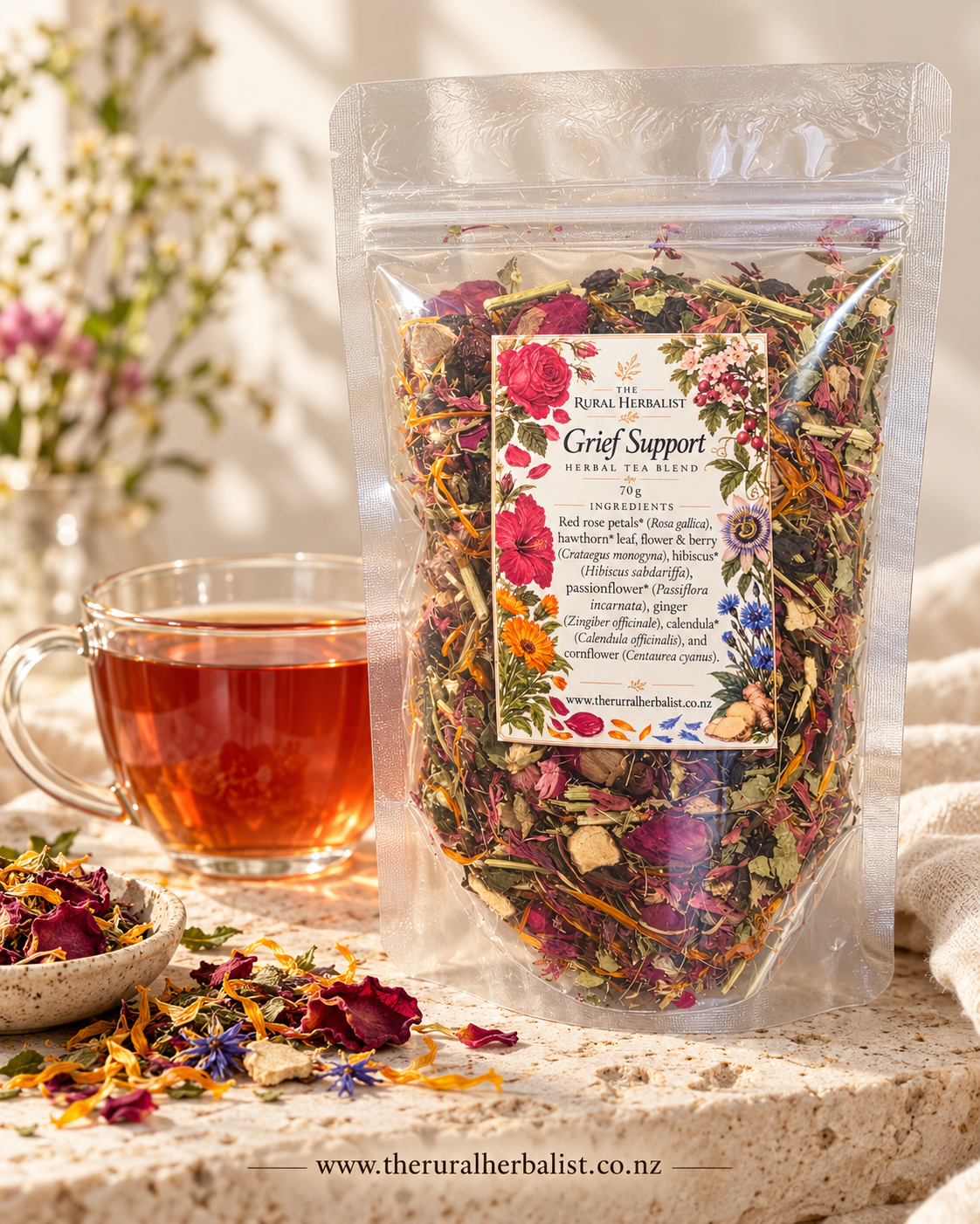 Grief Support Herbal Tea Blend - 70gm
